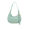 BOLSA PEQUENA MEIA LUA VERDE ALECRIM