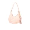 BOLSA PEQUENA MEIA LUA VERNIZ ROSA  BALLET