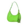 Bolsa pequena meia lua verde citron